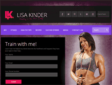 Tablet Screenshot of lisakinder.com